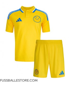 Günstige Leeds United Auswärts Trikotsatzt Kinder 2024-25 Kurzarm (+ Kurze Hosen)